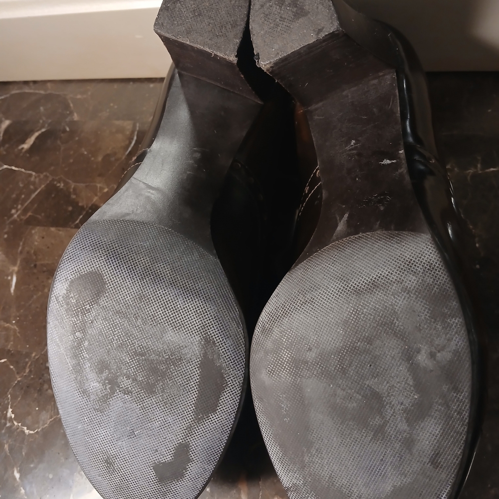 Alfani Brown Leather Women's Oxfords - Picture 11 of 12